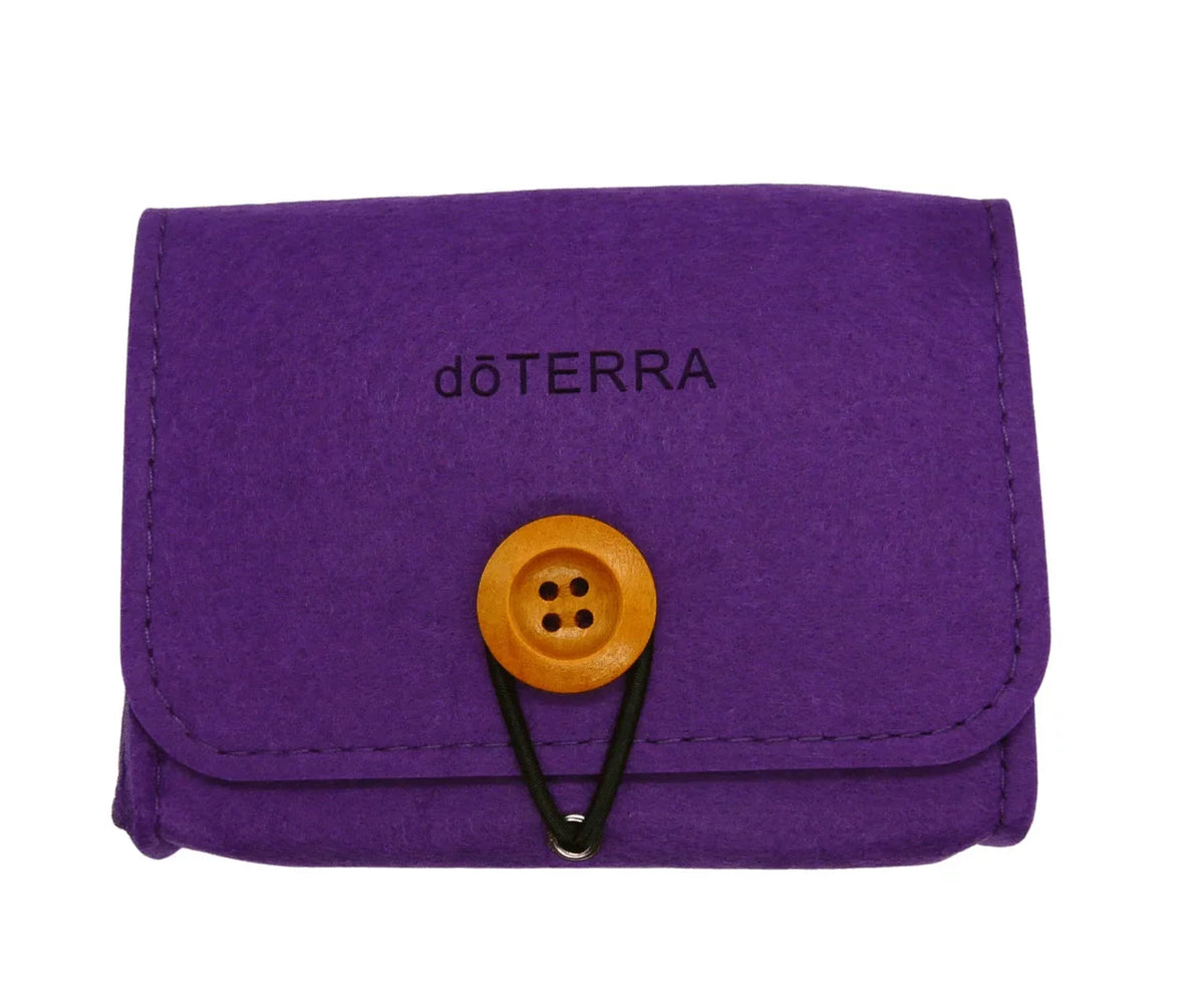 Felt Essential Oil Case for DoTERRA Young Living 6 Slots 10ML Storage Bag Bottles Holder Essential Oil Aromatherapy Storage Bag