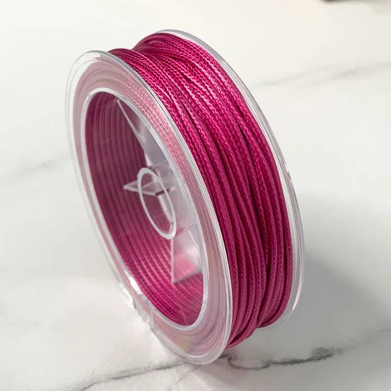 0.5/1/1.5/2/3MM LineWaxed Cord Cotton Thread String Strap Necklace Rope Bead Bracelet for DIY Jewelry Making Supplies