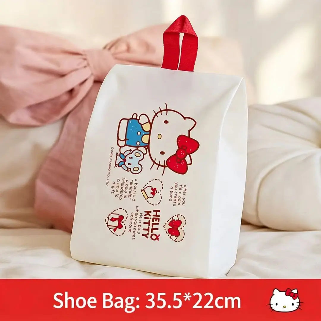 Hello Kitty Travel Storage Bag Luggage Compression Combination Classification Multi functional Travel Dustproof Storage Bag