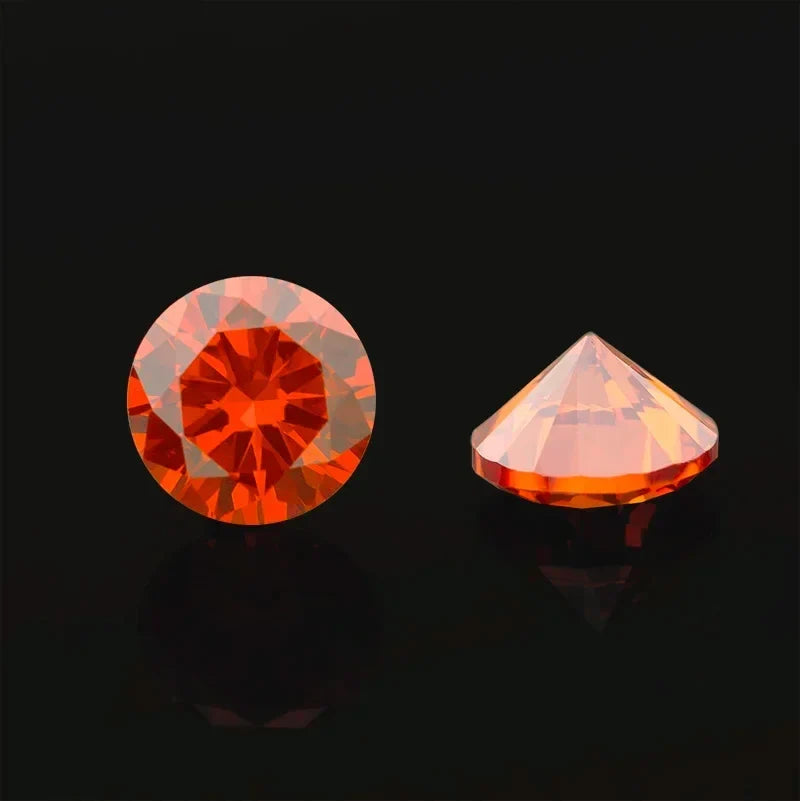 1000pcs/bag AAAAA Grade Various Color 0.8~2.75mm Zirconia Gems Beads Round Cut Cubic Zircon Stones For Jewelry Making