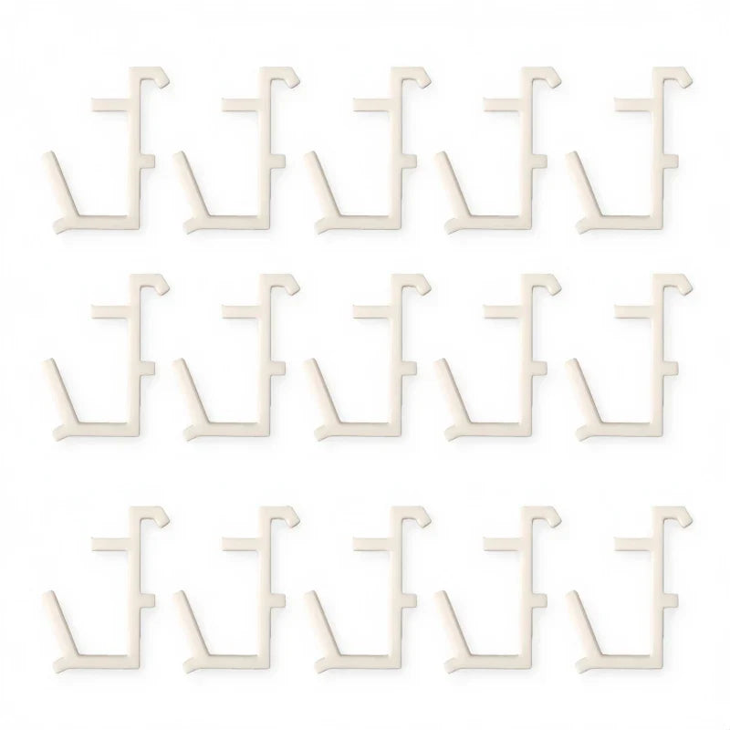 15PCS hook plate spool holders hook 45 ° upward sloping design Sewing thread storage rack for textile and embroidery enthusiast