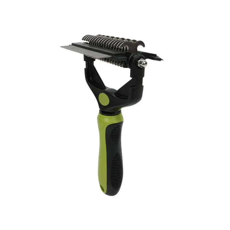 3‑In‑1 Pet Deshedding Brush, Dog Cat Fur Remover Knot Cutter Comb, Multifunctional Puppy Grooming Shedding Brush Pet Hair Care S