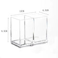 Acrylic Storage Box For Women Bathroom Jar Makeup Organizer Cotton Swab Box Cosmetics Jewelry Container Lipstick Organizer Box