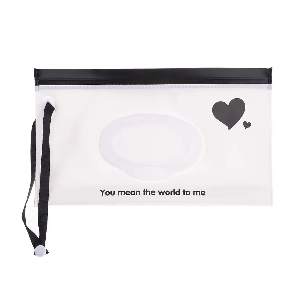 New Baby Wet Wipe Pouch Flip Cover Wipes Holder Case Reusable Tissue Box Refillable Carrying Case Portable Stroller Accessories