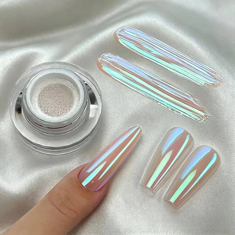 Air Cushion Japanese Unicorn Neon Powder Human Fish Powder Macaron Magic Mirror Powder Aurora Glitter 0.8g