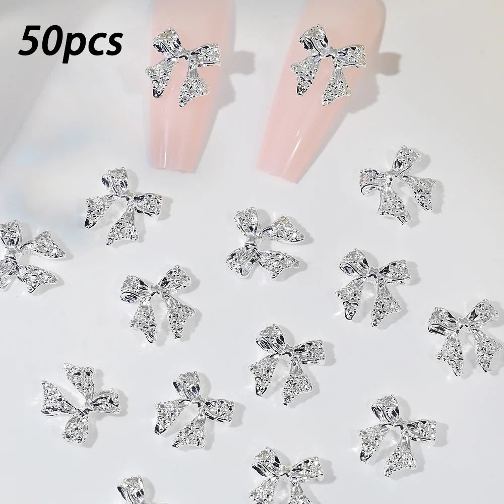 50pcs Gradient Gummy Bear Nail Art Charms Y2K Kawaii Bear Resin Design Nail Rhinestones DIY Cartoon Soft Candy Nail Accessories