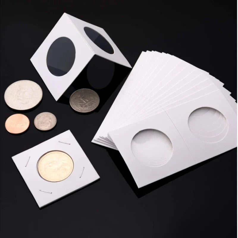 21-45mm Transparents Plastic Coinning Holder Box 10/100pcs Storage Case for Coinning Capsules, Collecting & Protection Containe