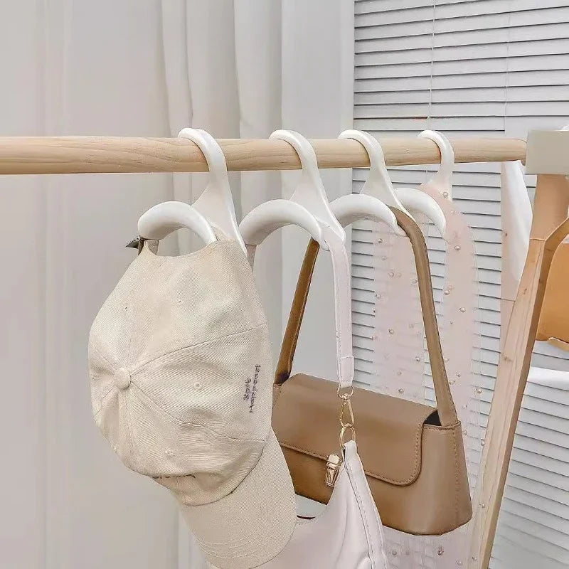 5/10/15pc Multifunctional Bag Hanger Connecting Hook, Saving Space for Hats Scarves Handbags Hangers Wardrobes Storage Holder