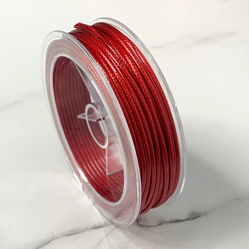 0.5/1/1.5/2/3MM LineWaxed Cord Cotton Thread String Strap Necklace Rope Bead Bracelet for DIY Jewelry Making Supplies