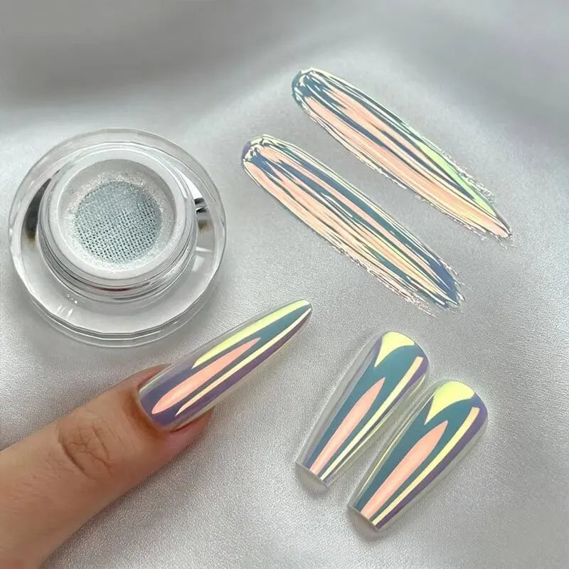 Air Cushion Japanese Unicorn Neon Powder Human Fish Powder Macaron Magic Mirror Powder Aurora Glitter 0.8g