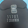 6/8/10/12 Sizes Silicone Invisible Clear Ring Sizer Anti-Loss Proof Invisible Ring Holder Retainer Shrinker for Large Rings