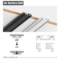 H6mm Ultra Thin Magnetic Track Light System 48V Living Room Ceiling Mount LED Ceiling Magnet Rail Lamp Spotlight Chandelier