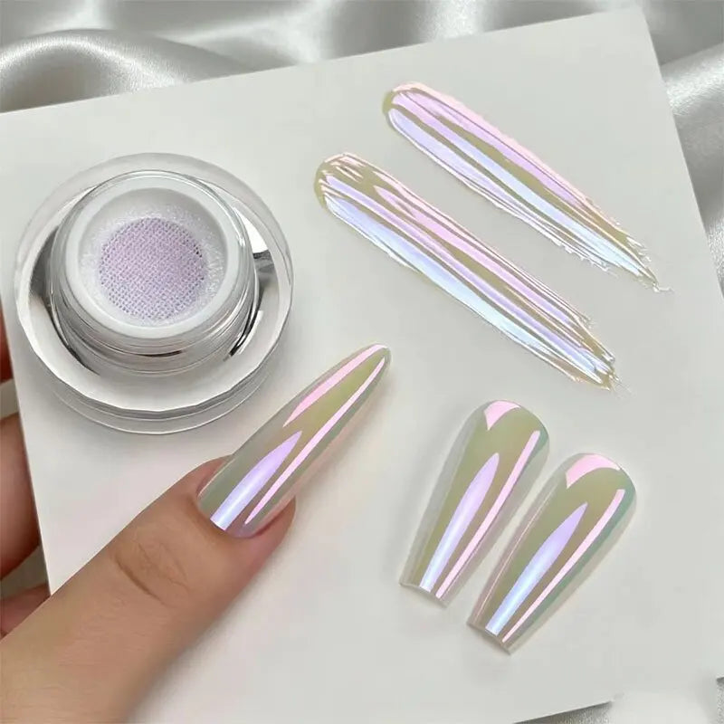 Air Cushion Japanese Unicorn Neon Powder Human Fish Powder Macaron Magic Mirror Powder Aurora Glitter 0.8g