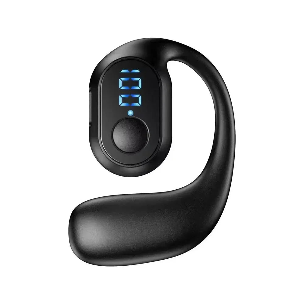 KEBIDUMEI Bluetooth Wireless Earphone 180° Rotation Ear Hook Headphone Noise Cancelling Earbud Long Standby Music Headset