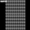 10-100PCS No Drilling Adhesive Wall Hooks Picture Frame Holder Poster Photo Clock Hooks Waterproof Bathroom Hanger Screw Hooks