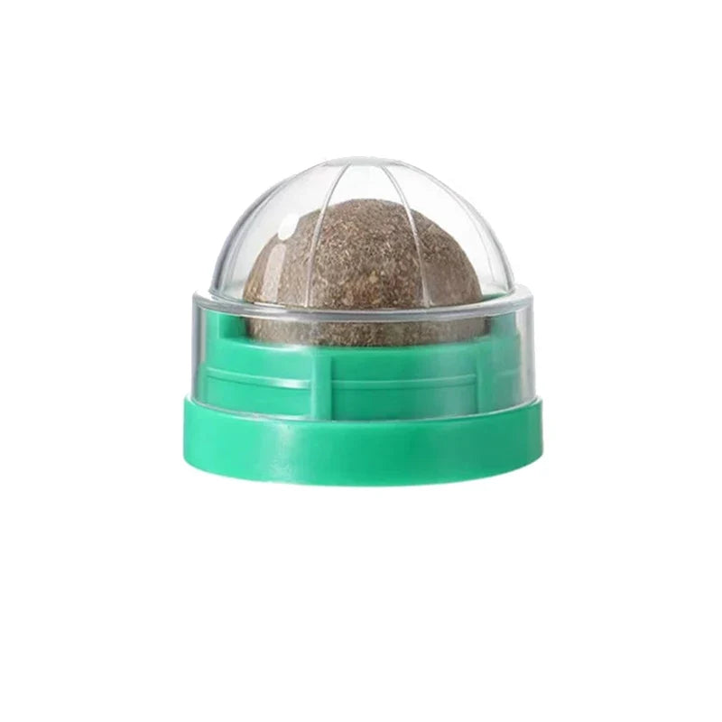 Catnip Balls Funny Lickable Cat Snack Catnip Balls Kitten Playing Chewing Cleaning Teeth Toy For Small Medium Cats pet supplies