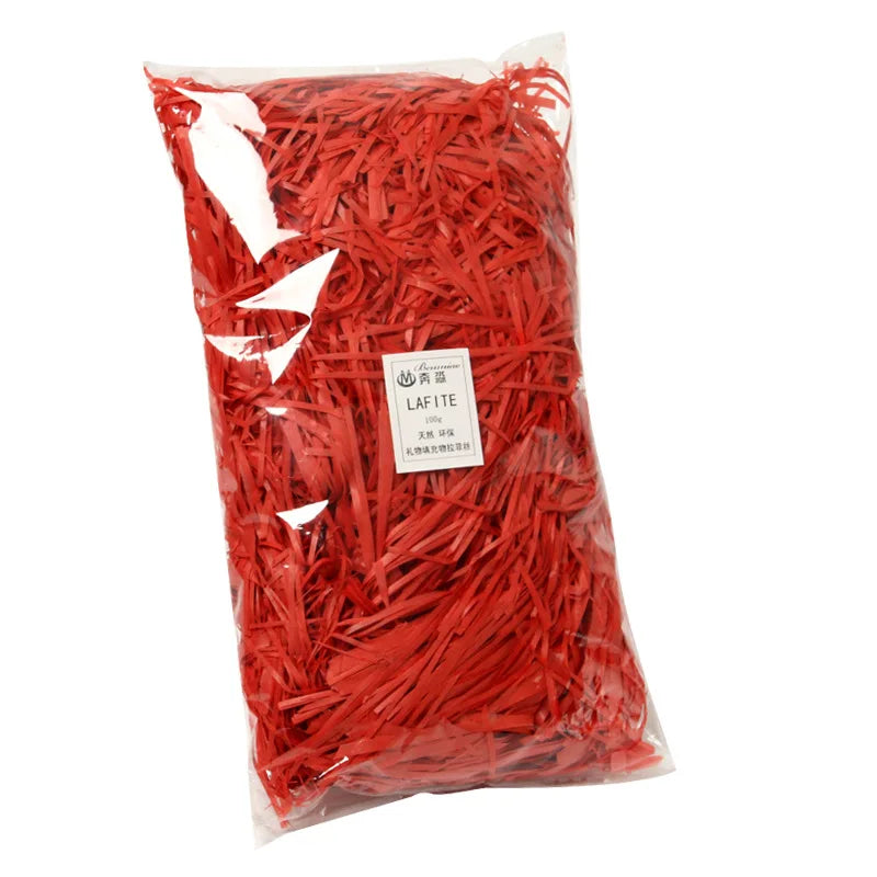 20/50g Multicolored Shredded Crinkle Paper Strands Shredded Crinkle Confetti DIY Gift Box Filling Party Wedding Christmas Decor