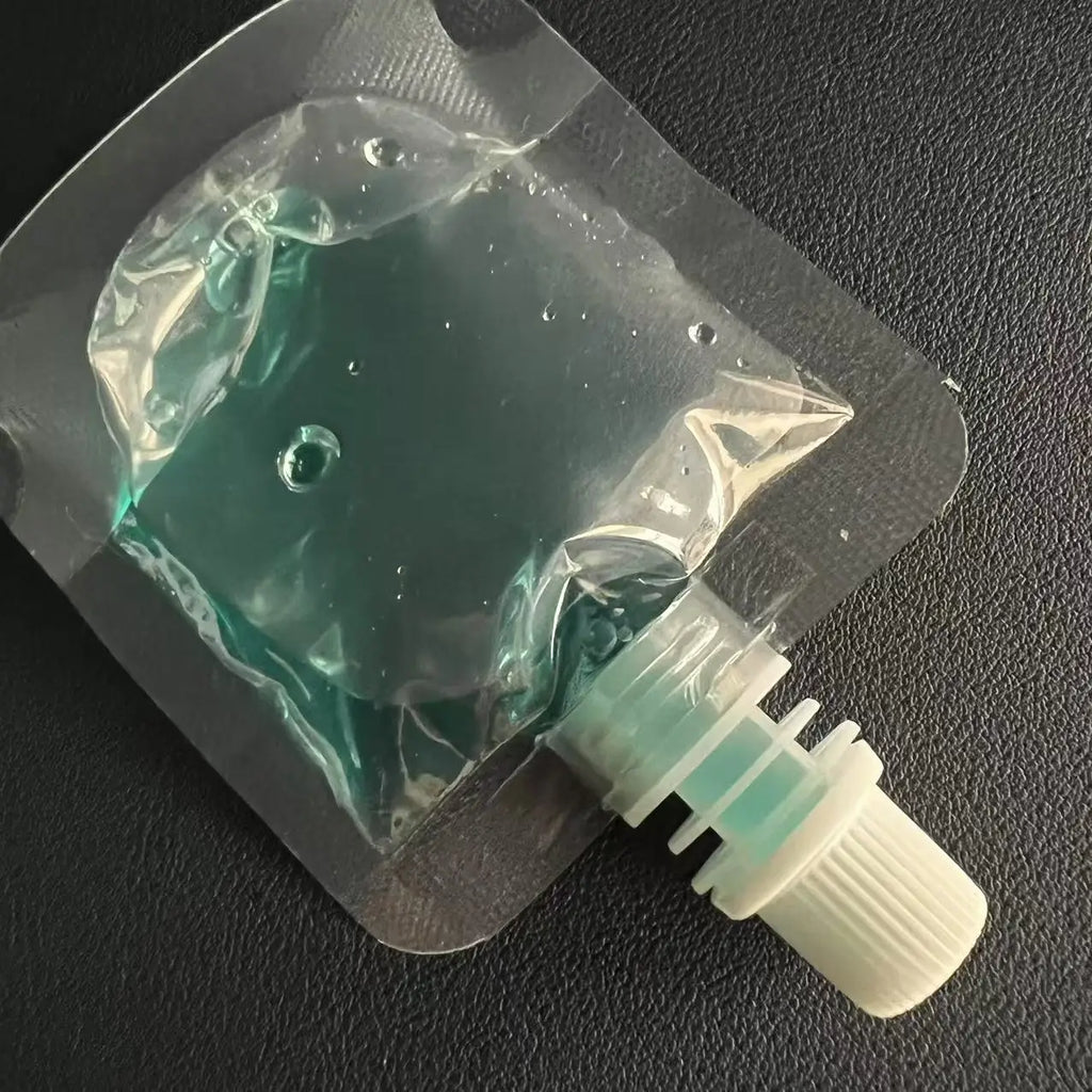 10Pcs 0.86Dia Stand Up Plastic Drink Bag Packaging Spout Pouch DIY Beverage Liquid Juice Milk Coffee Camping Outdoor Storage
