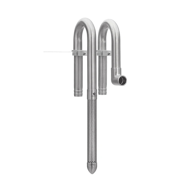 AQUAPRO Mini Skimmer Stainless Steel Inlet Outlet Pipes Inflow Outflow Shrimp Water Filter Aquarium Fish Tanks Accessories