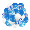 30Pcs/set 10Inch Mix Rose Gold Confetti Latex Balloons for Birthday Party Decoration Wedding Baby Shower Blue Pink Agate Balloon