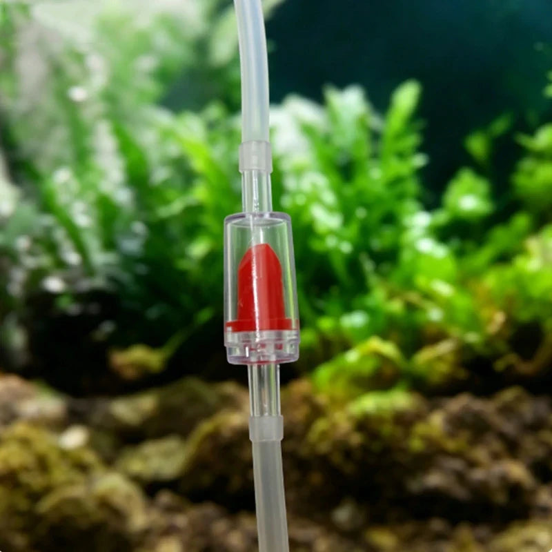 Check Valve Clear Aquarium Accessories Fish Tank Air Pump Accessories Anti-Backflow Anti-Siphon CO2 System Suitable for 4mm Hose