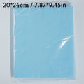 100pc Disposable Dustproof Nail Vacuum Filter 20*24cm Blue Nail Art Dust Collector Filter Nail Cleaner Non-Woven Dust Filter Mat