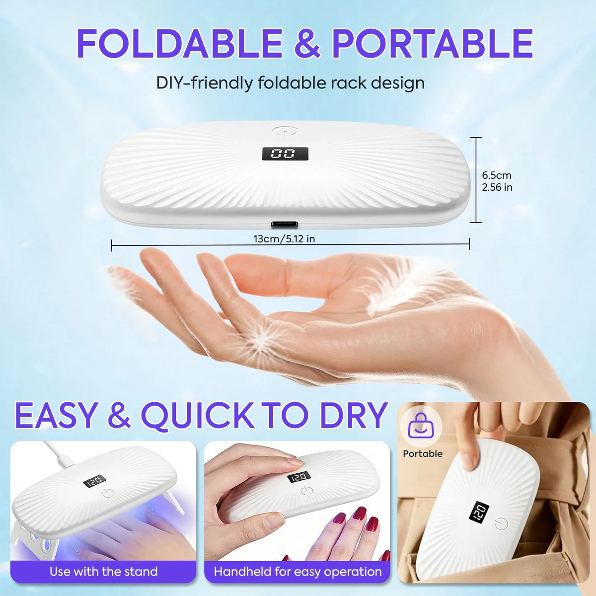 Professional 12LED Gel Nail Polish Dryer With 4Timers Setting Nail light For Fast Gel Nail Polish Home Manicure Salon Used