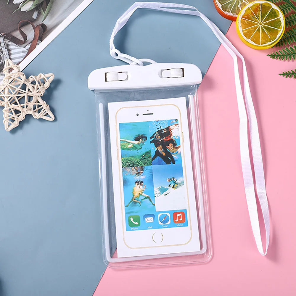 Waterproof Phone Case Swimming Water Proof Bag Universal Underwater Protector Pouch Cover For iPhone Samsung Below 6.7" Phone
