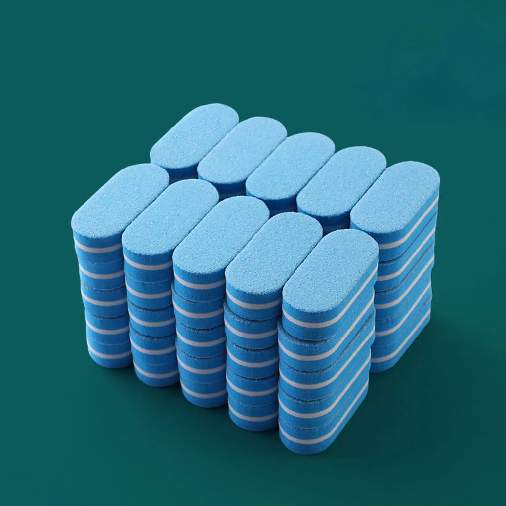 50/100pcs Mini Nails Sponge File Buffer Block Double Color Buffing Sanding File Pedicure Manicure Tool Gel Suplies Accessories