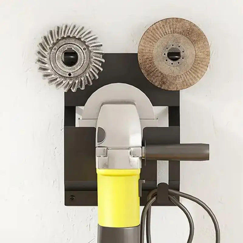 Tool Wall Mount Bracket For Grinder Electric Polishers Wall Mounted Rack Hanger Heavy Duty Multifunctional Angle Grinder Storage