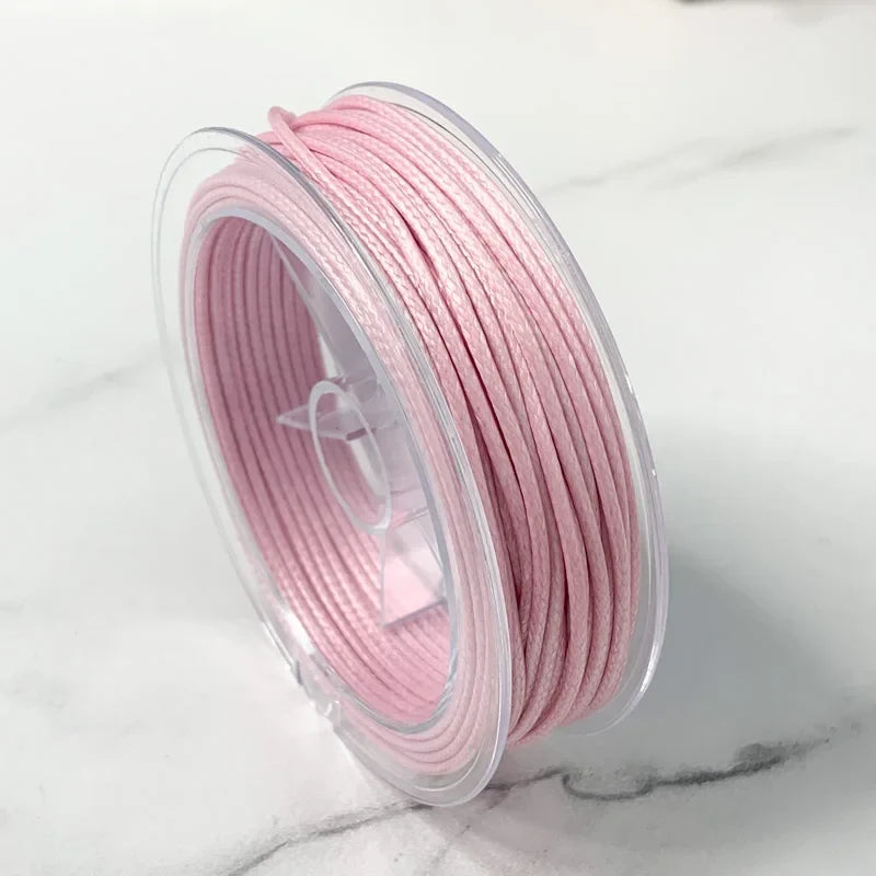 0.5/1/1.5/2/3MM LineWaxed Cord Cotton Thread String Strap Necklace Rope Bead Bracelet for DIY Jewelry Making Supplies