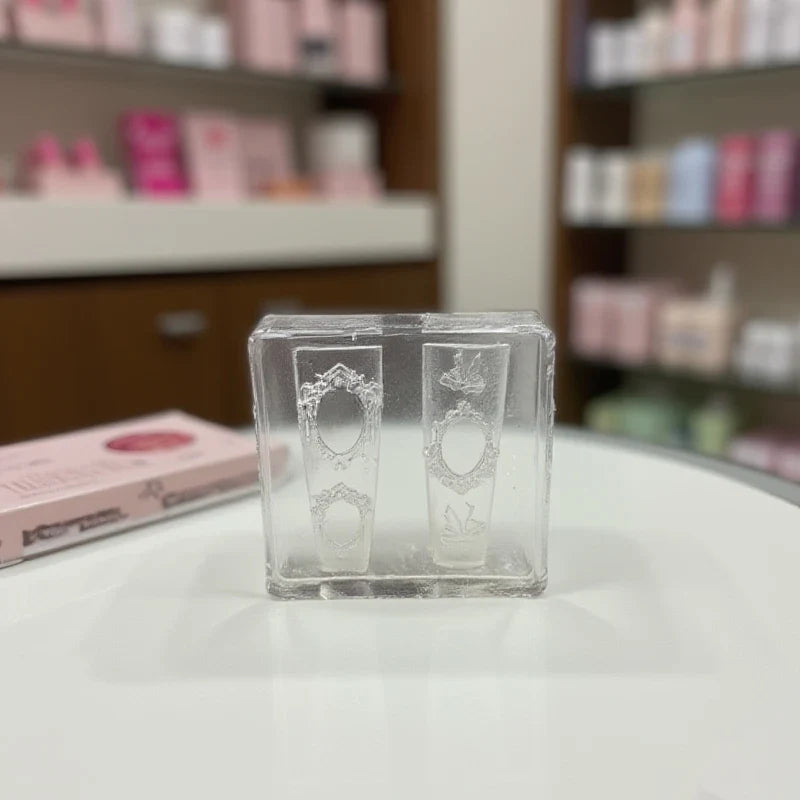 Silicone Mini Photo Frame Shape Nail Mold Nail Stamping Nails DIY Nail Salon Design Stereoscopic Manicure Art Tool