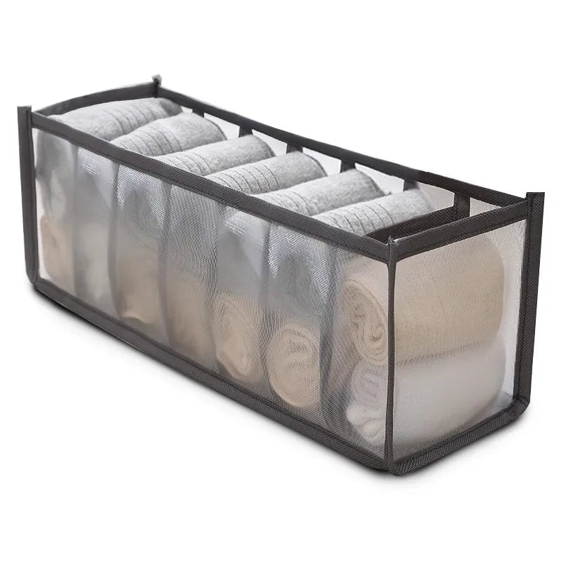 Underwear Storage Basket Bra Panties Socks Household Drawer Storage Separate Box Wardrobe Clothes Pants Compartments Organizer