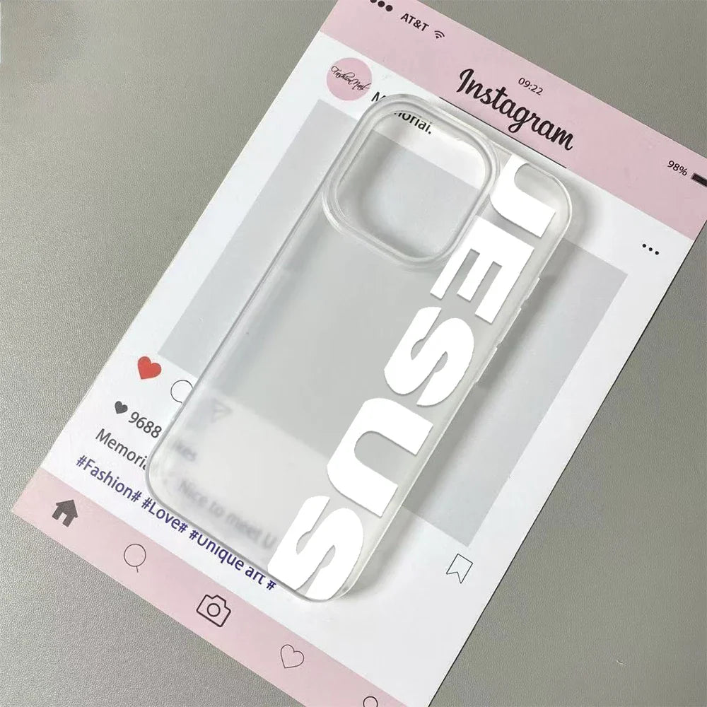Multicolored English Letters  Phone Case For IPhone 17 Air 16  15 14 13 12 11 Pro Max Clear16 Plus Shockpro0f  Cover ﻿