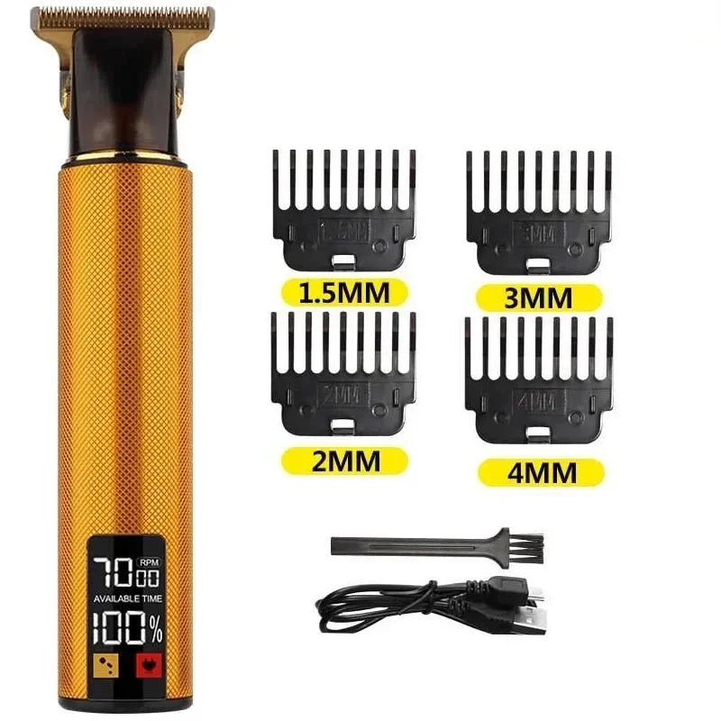 2026 Hot T9 Electric Haircutting Machine Cordless Hair Cutting Shears Professional Men's Shaving Tools Men's Haircutting Shears