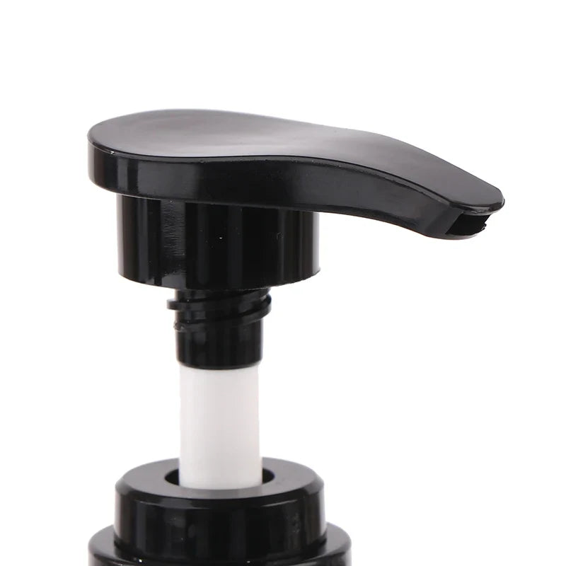 1Pc 2025 New 500ml Plastic Rectangle Press Pump Bottle Bathroom Soap Liquid Refillable PET Bottles Containers