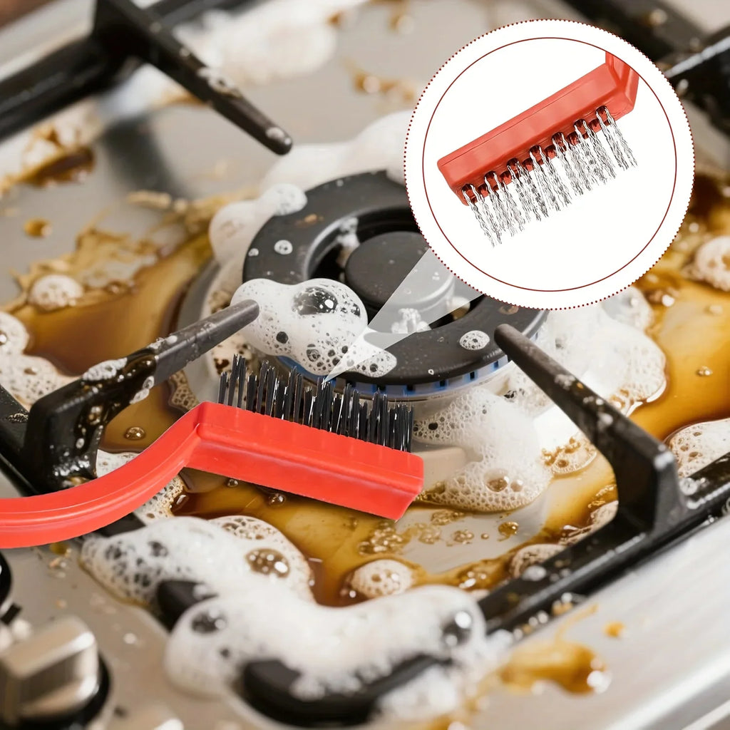 Home Kitchen Crevice Cleaning Brush Set Deep Clean Gas Stove Brass Gap Cleaning Brush for Small Spaces Bathroom Corner8/11/13Pcs