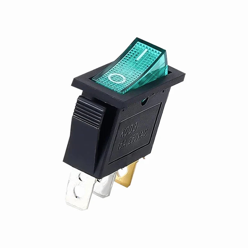 1PCS KCD3 Rocker Switch ON-OFF ON-OFF-ON 2 Position 3Pins Electrical equipment With Light Power Switch 16A 250V / 20A 125V AC