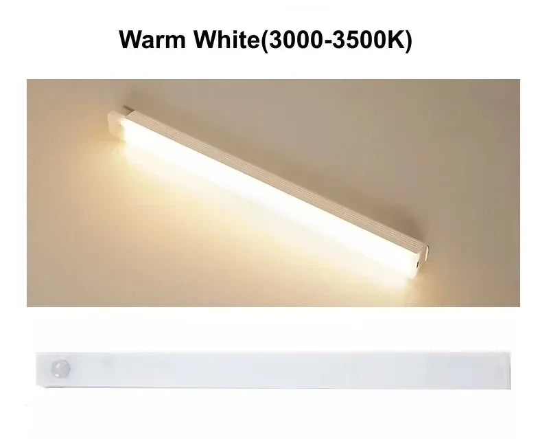 PIR Motion Sensor Portable Rechargeable Led Lamp Portable Indoor Lighting USB Lamps Lights Battery Light