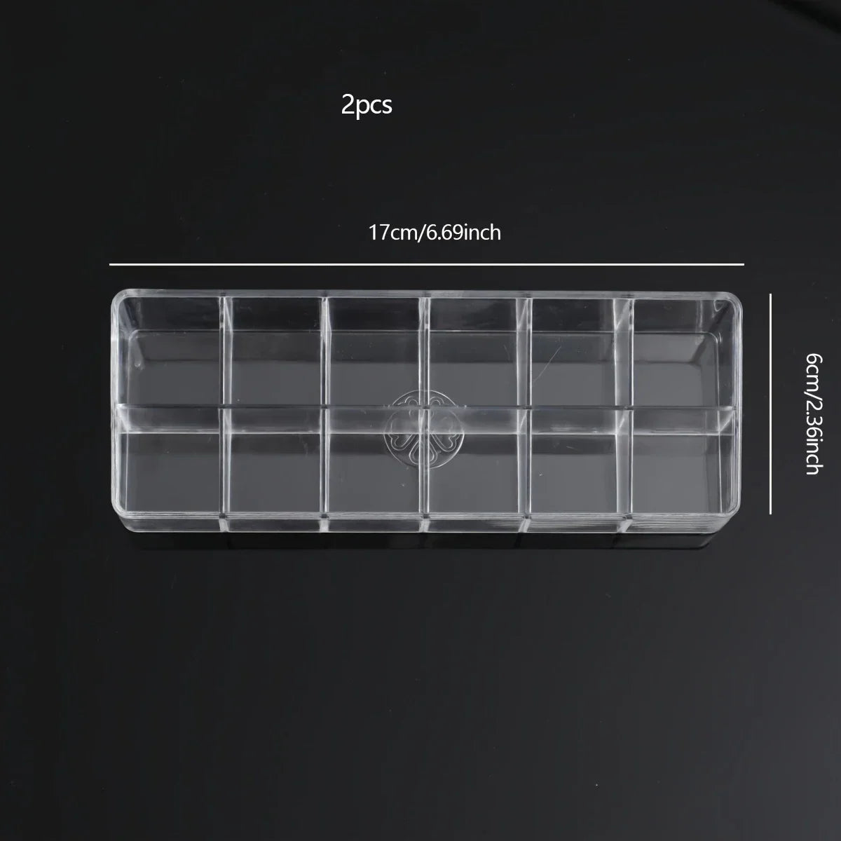 Clear 12 Grid Lipstick Stand Case Makeup Organizer Storage Box Lipstick Display Stand Holder Cosmetic Jewelry Organizer Box