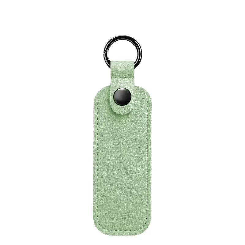 PU Leather USB Flash Drive Case-Waterproof Scratch-Resistant Holder with Keychain Hook (Compact Organizer for USB/Memory Sticks)