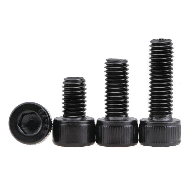 10pcs/lot Hexagon Allen Hex Socket Cup Head Screw Bolts M2 M2.5 M3 M4 M5 M6 M8 Grade 12.9 A2-70 Carbon Steel Din912