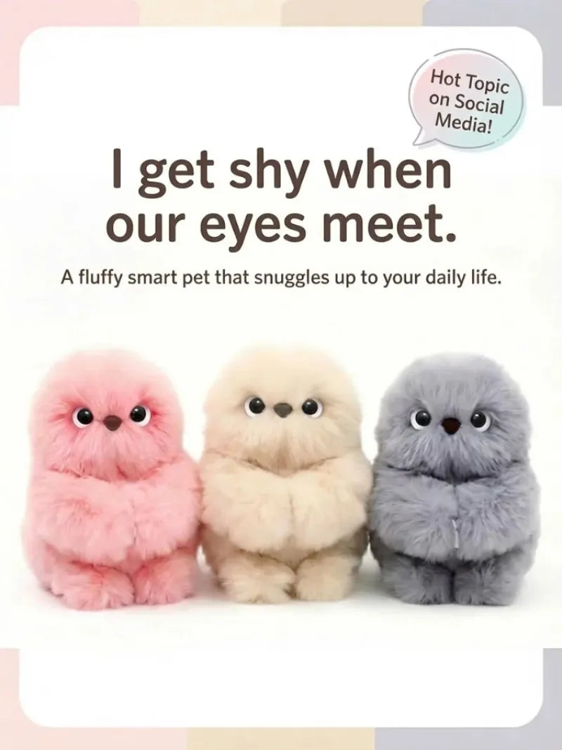 Interactive Robot Owl Plush Toy Smart Voice Chat Companion Doll Cute Electronic Pet Stuffed Animal For Kids Adults Birthday Deco