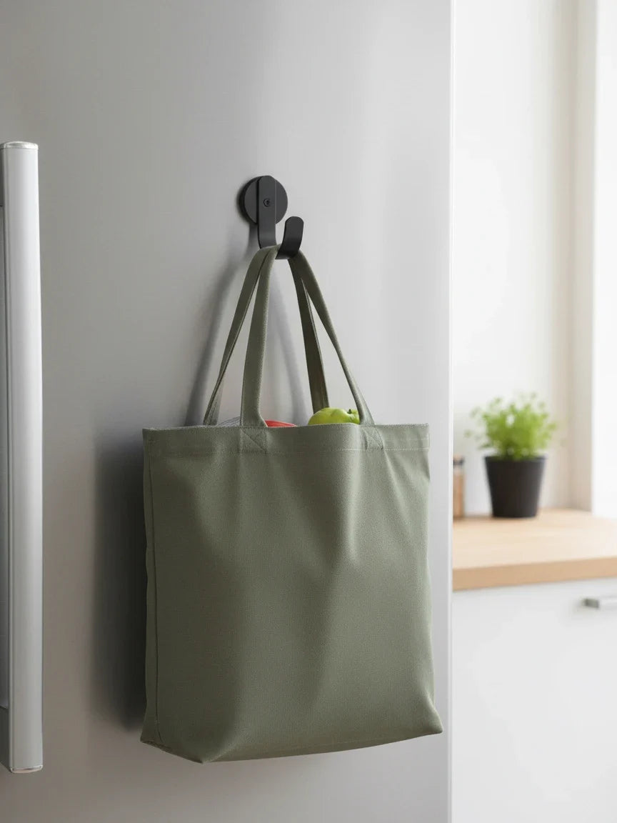 Strong Magnetic Hook - Heavy Duty NdFeB Magnet Hanger, Scratch-Proof & Easy Install for Fridge, Door.Ideal Home