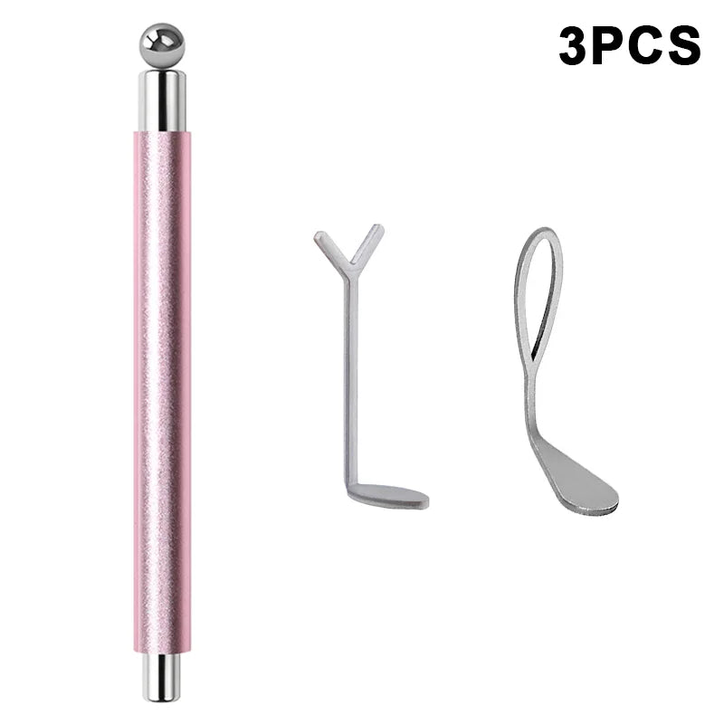 1/9Pcs Round Steel Magnetic Ball Double-Headed Thickened Cat-Eye Magnetic Stick Cylindrical French Magnet Pen Cat Eye Magnet Too