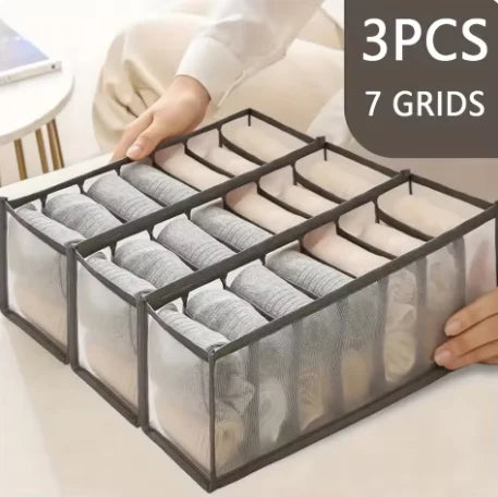 Underwear Storage Basket Bra Panties Socks Household Drawer Storage Separate Box Wardrobe Clothes Pants Compartments Organizer