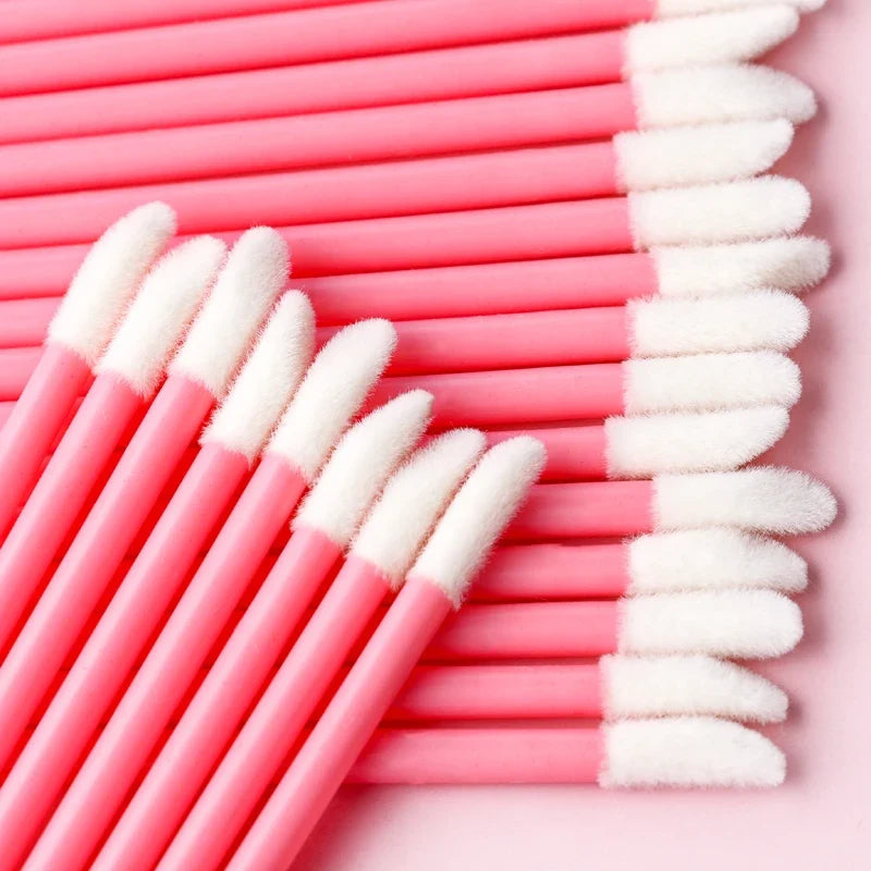 50/1000pcs Lip Gloss Applicator Wand Wholesale Lip Brushes Applicators Eyelashes Brush Lipstick Brush Makeup Beauty Supplie Tool