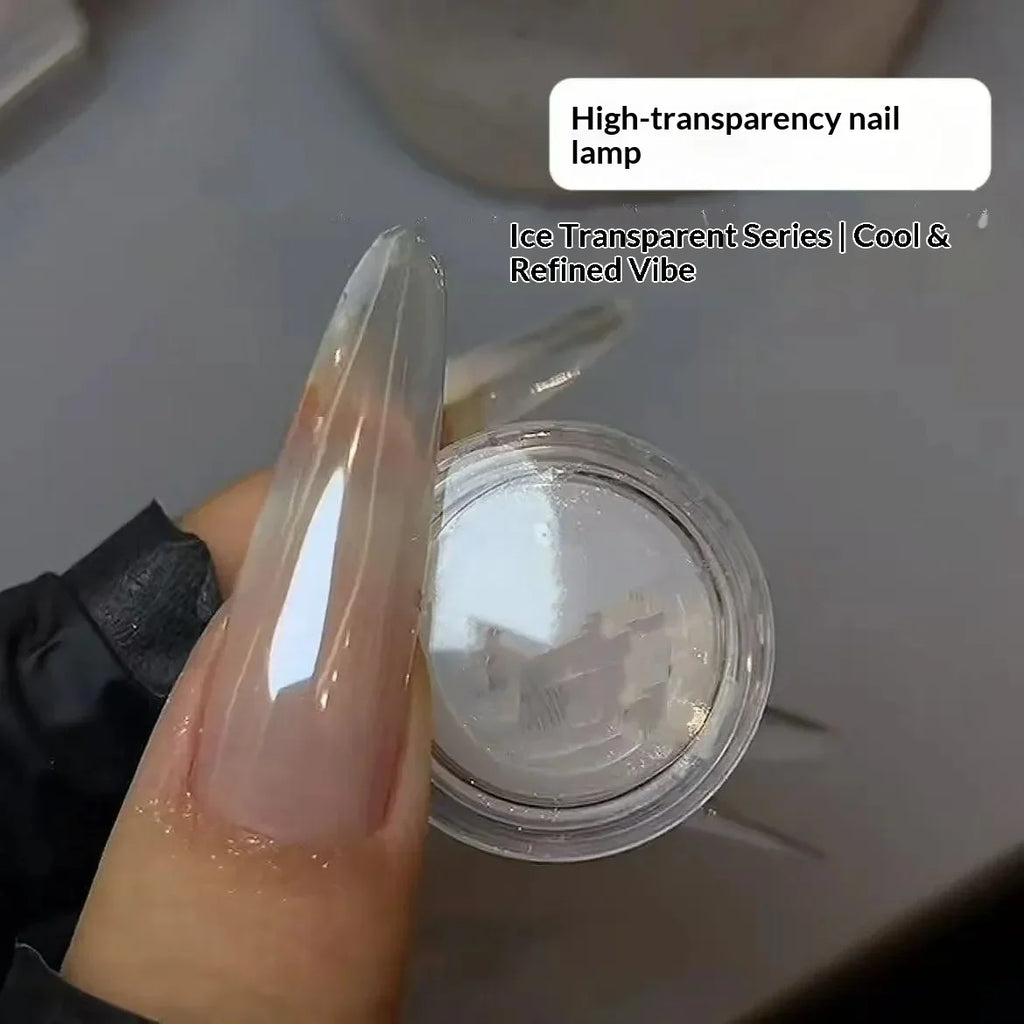 1Jar Flash Plating Aurora Nail Powder High Glossy Light Bulb Super Bright Moonlight White Mirror Nail Glitter Chrome RubbingDust