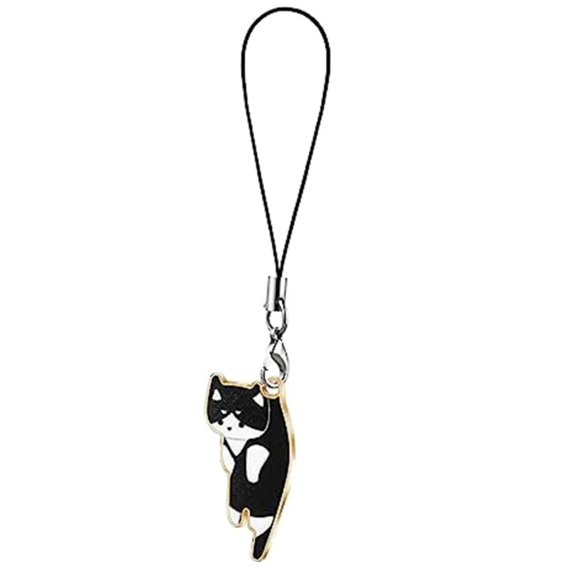 Phone Charm Strap Keychain Kawaii-Cute Crystal Jellyfish Pendant  Phone Chain Bowknot Phone Charm Keycord for  iPhone Camera Bag