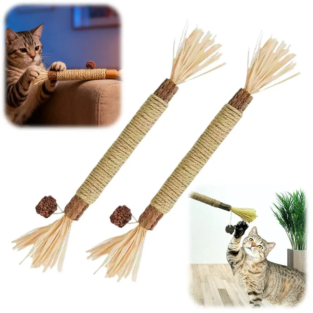 Catnip Teeth Grinding And Biting Stick Teasing Cat Stick Teasing Cat Toy Bell Teeth Grinding And Biting Stick